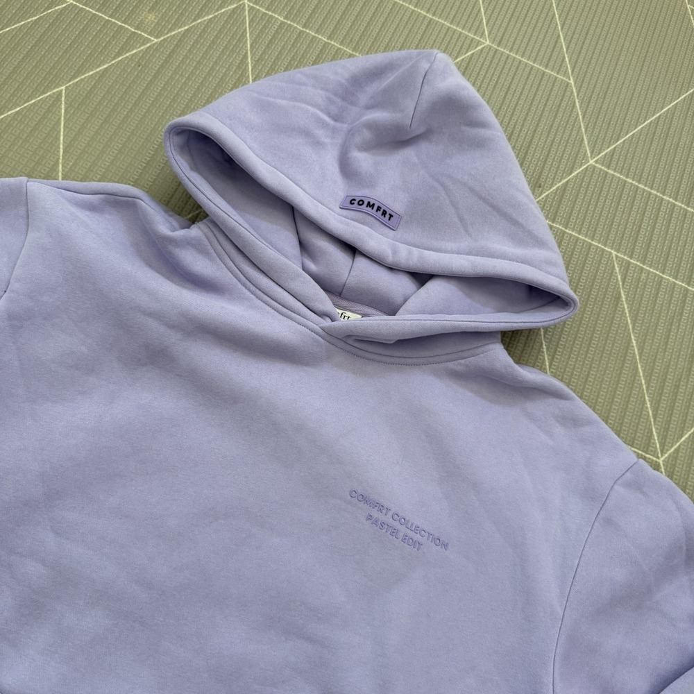 Comfrt Pastel Hoodie XS Lavender Limited Edition Oversized